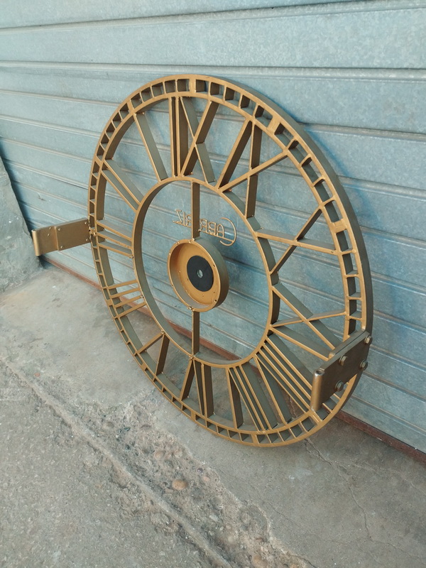 estructura reloj hierro pared 96.8x22 1u